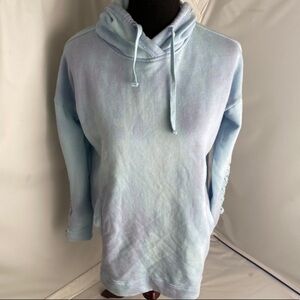 Hollister blue purple tie dye boyfriend hoodie